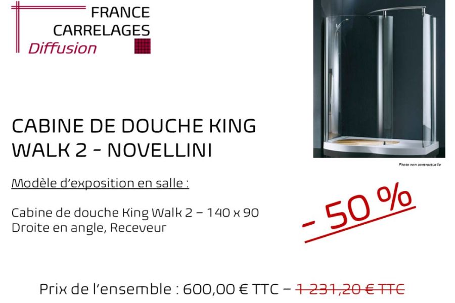 DESTOCKAGE PAROI DOUCHE